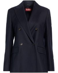 Max Mara - Midnight Blazer Virgin Wool, Elastane - Lyst