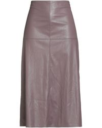 Max Mara - Leisure Midi Skirt Polyester, Polyurethane Resin - Lyst