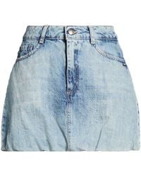 Berna - Denim Skirt Cotton - Lyst