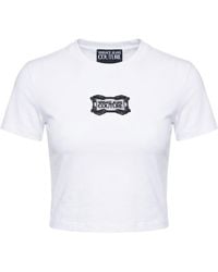 Versace Jeans Couture - T-Shirt Cotton, Elastane - Lyst
