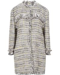 Patrizia Pepe Manteau long - Multicolore