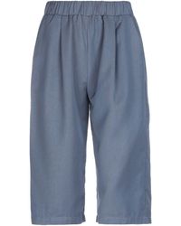 Anonyme Designers Cropped Trousers - Blue