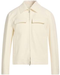 Lardini - Ivory Jacket Polyester, Wool, Lycra - Lyst