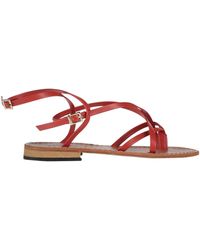Baldinini - Trend Thong Sandal Leather - Lyst