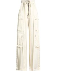 Rick Owens - Ivory Pants Acetate, Viscose - Lyst