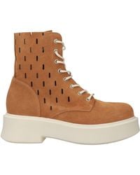 Baldinini - Camel Ankle Boots Leather - Lyst