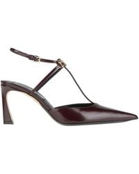 Victoria Beckham - Burgundy Pumps Calfskin - Lyst
