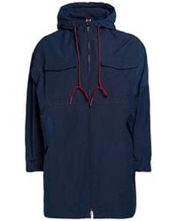 .., merci italia - Overcoat & Trench Coat Polyester, Cotton - Lyst