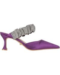 Twenty Four Haitch - Mules & Clogs Textile Fibers - Lyst