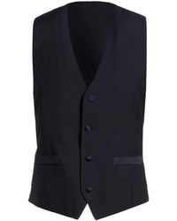Lardini - Midnight Tailored Vest Wool - Lyst