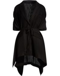 Masnada - Overcoat & Trench Coat Viscose, Linen - Lyst