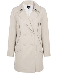 ARMANI EXCHANGE - Overcoat & Trench Coat - Lyst