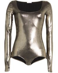 Patrizia Pepe - Essential Bodysuit Polyester, Elastane - Lyst