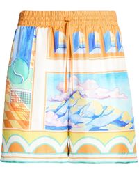 CASABLANCA - Shorts & Bermuda Shorts Silk - Lyst