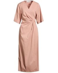 Department 5 - Sand Maxi Dress Cotton, Polyamide, Elastane - Lyst