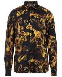 Versace Jeans Couture - Signature Print Twill Shirt - Lyst