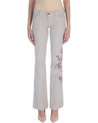 Femme By Michele Rossi Trousers - Grey
