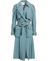 Kaos - Overcoat & Trench Coat Viscose, Polyester - Lyst