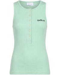 Gaelle Paris - Tank Top Cotton, Elastane - Lyst