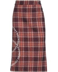 NOUMENO CONCEPT - Midi Skirt Cotton, Polyester, Polyamide, Metal - Lyst