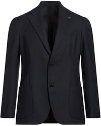 Lardini - Midnight Blazer Polyester, Virgin Wool - Lyst