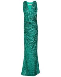 La Petite Robe Di Chiara Boni - Emerald Maxi Dress Polyester - Lyst