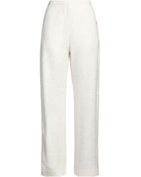 CASABLANCA - Ivory Pants Modal, Wool, Polyamide, Polyester, Cashmere - Lyst