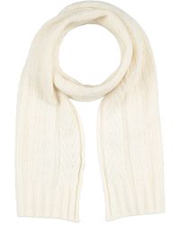 スカーフ Ganni Scarf With Ruffle Ganni Check Mix Woven Scarf - Racing Red – Sloane Boutique
