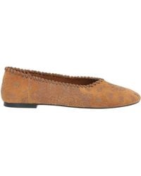 ARIZONA LOVE - Camel Ballet Flats Leather - Lyst