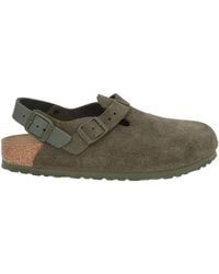 Birkenstock - Military Mules & Clogs Leather - Lyst