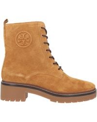 Tory Burch - Camel Ankle Boots Leather - Lyst