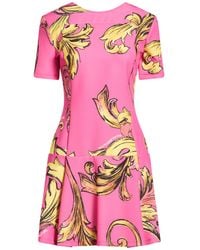 Versace Jeans Couture - Mini Dress Polyester, Elastane - Lyst