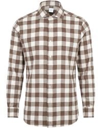 Agho - Khaki Shirt Cotton - Lyst