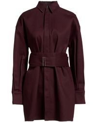 Sa Su Phi - Burgundy Overcoat & Trench Coat Cotton - Lyst