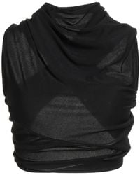 Rick Owens - Top Viscose, Polyamide, Elastane - Lyst