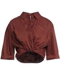 Semicouture - Top Cotton, Polyamide, Elastane - Lyst