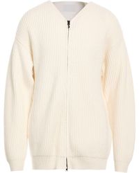 Alpha Studio - Cream Cardigan Wool, Viscose, Polyamide, Cashmere - Lyst