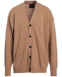 Roberto Collina - Camel Cardigan Wool, Cashmere - Lyst