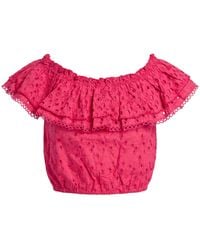 Poupette - Fuchsia Top Cotton - Lyst