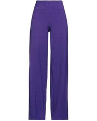 SIMONA CORSELLINI - Pants Polyester, Viscose, Cotton, Elastane - Lyst