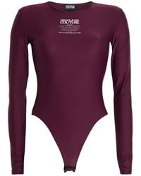 Versace Jeans Couture - Plum Bodysuit Polyamide, Elastane - Lyst