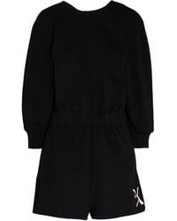 ARMANI EXCHANGE - Playsuit Cotton, Polyester - Lyst