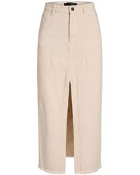 White Sand - Denim Skirt - Lyst