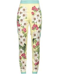 Dolce & Gabbana - Pants Silk, Elastane - Lyst