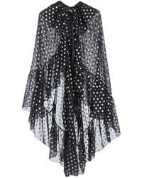 Saint Laurent Capes & Ponchos - Black