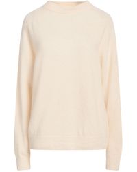 Alysi - Cream Sweater Merino Wool, Cashmere - Lyst