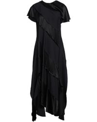 Plan C - Midi Dress Viscose, Virgin Wool - Lyst
