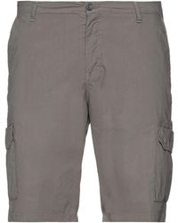 Suns - Khaki Shorts & Bermuda Shorts Cotton, Elastane - Lyst