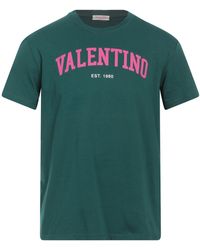 Valentino Garavani - Logo-Print Cotton T-Shirt - Lyst