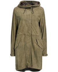 Moorer - Overcoat & Trench Coat Leather - Lyst